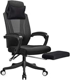Executive Office Chair Office Computer Chair Office Boss Chair Ergonomic Gaming Swivel Chair Seat Comfortable Reclining with Pedals