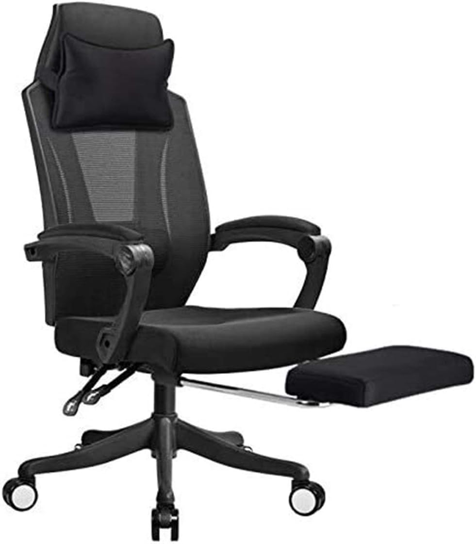 Executive Office Chair Office Computer Chair Office Boss Chair Ergonomic Gaming Swivel Chair Seat Comfortable Reclining with Pedals