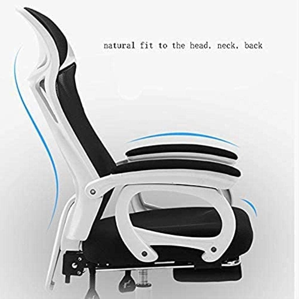 MOLVUS Office Chair Desk Chair,Office Chair Ergonomic Swivel Executive Adjustable Task Computer High Back Chair with Back Supp(chair) (C)