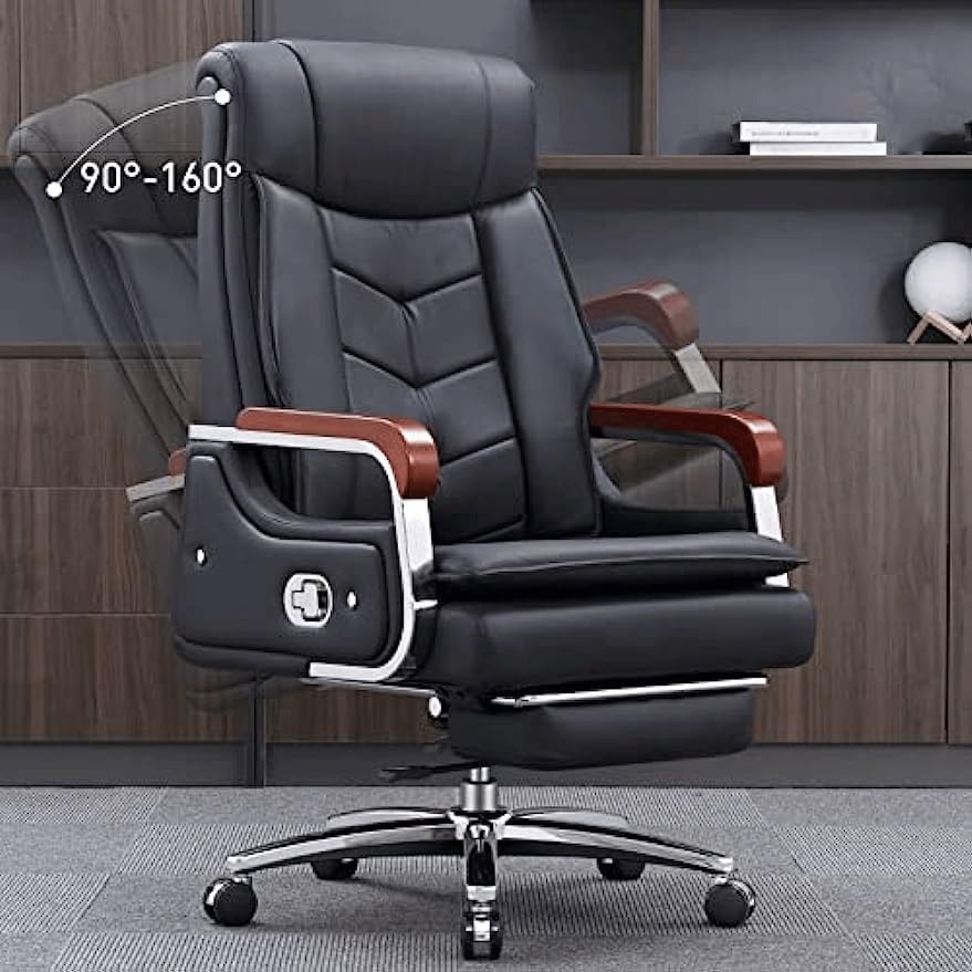 KOHARA Executive Office Chair Home Office Chair Ergonomic Office Desk Chair with Footstool