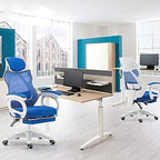 MOLVUS Office Chair Desk Chair,Office Chair Ergonomic Swivel Executive Adjustable Task Computer High Back Chair with Back Supp(chair) (C)