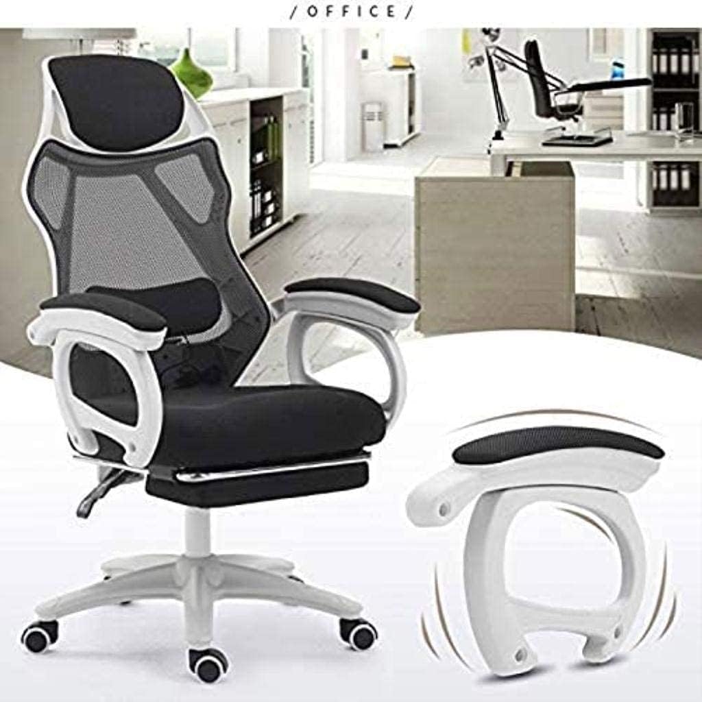 MOLVUS Office Chair Desk Chair,Office Chair Ergonomic Swivel Executive Adjustable Task Computer High Back Chair with Back Supp(chair) (C)