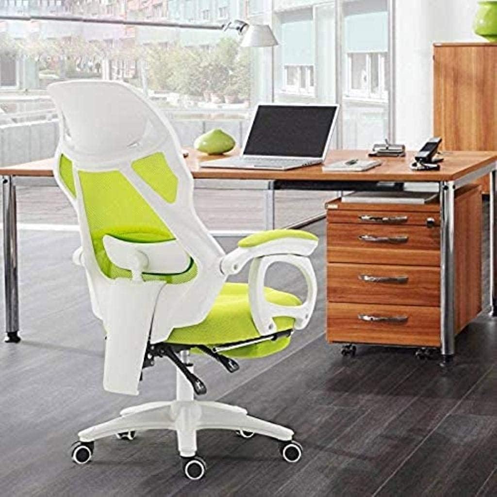 MOLVUS Office Chair Desk Chair,Office Chair Ergonomic Swivel Executive Adjustable Task Computer High Back Chair with Back Supp(chair) (C)