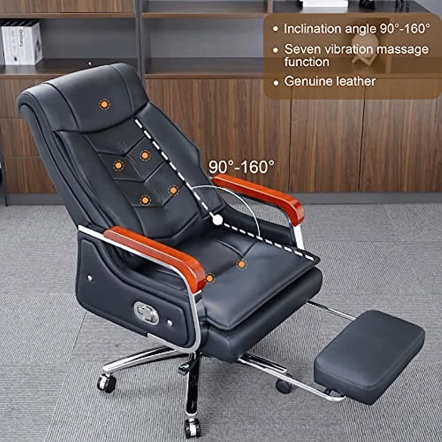 KOHARA Executive Office Chair Home Office Chair Ergonomic Office Desk Chair with Footstool