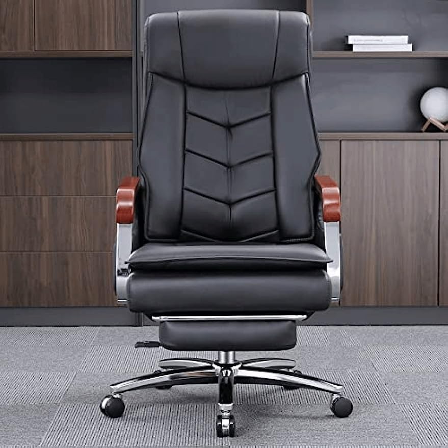 KOHARA Executive Office Chair Home Office Chair Ergonomic Office Desk Chair with Footstool
