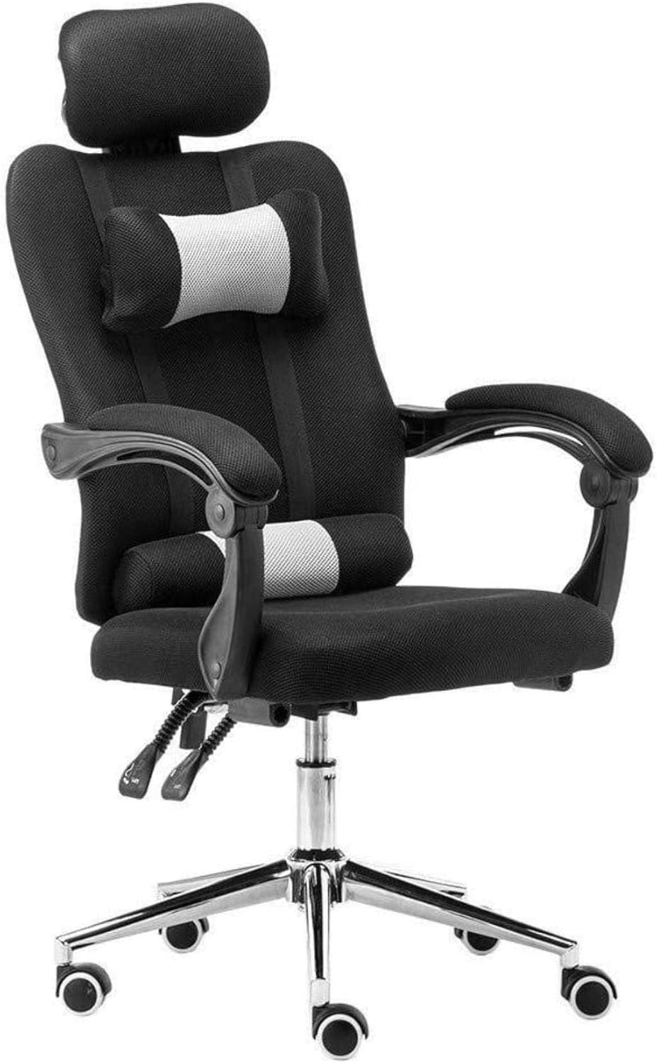 MOLVUS Office Chair Office Chair Ergonomic Swivel High Back Gaming Computer Chair Massage Chair with Armrests (Color : C)(chair) (A)